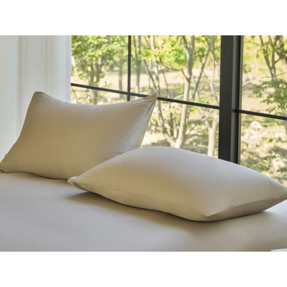 Doz by Sijo Organic Bamboo Pillowcase Set King Fog NWOT